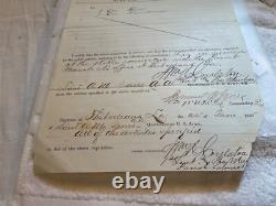 1006 Thibodeaux Louisiana CIVIL War Stables Shovel Requisition Sgn Col S B Jones