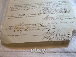 1006 Thibodeaux Louisiana CIVIL War Stables Shovel Requisition Sgn Col S B Jones