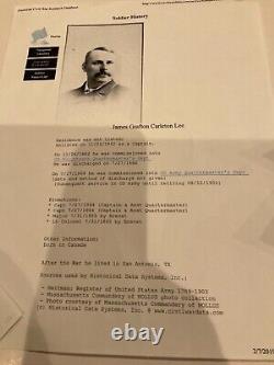 100 Civil War Letter Sale of Army Surplus 1865 Chief Quartermaster JGC Lee Capt