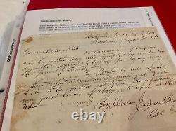 1021 RHODE ISLAND CIVIL WAR 10th RIV PROVIDENCE SOLDIERS PAY STUDENT @ BROWN UN
