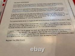 1021 RHODE ISLAND CIVIL WAR 10th RIV PROVIDENCE SOLDIERS PAY STUDENT @ BROWN UN