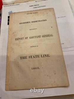 1174 Csa Virginia State Line Document 1863 Rooney Lee # 36 Gov. John Letcher
