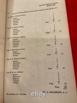 1174 Csa Virginia State Line Document 1863 Rooney Lee # 36 Gov. John Letcher