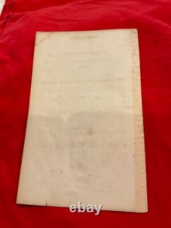 1174 Csa Virginia State Line Document 1863 Rooney Lee # 36 Gov. John Letcher