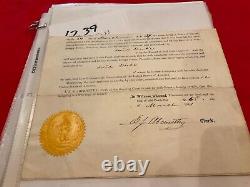 1239 CIVIL WAR CONN 6th VOL INFY 1861 CITIZENSHIP GEORGE LEWIS CERTIFICATE