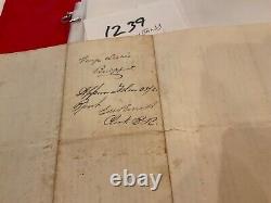 1239 CIVIL WAR CONN 6th VOL INFY 1861 CITIZENSHIP GEORGE LEWIS CERTIFICATE