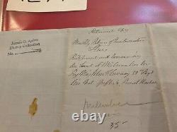 1244 CIVIL WAR WISCONSIN ARMY SUPPLIES MILWAUKEE 1864 SGD MAJOR J CLOWNEY Sioux