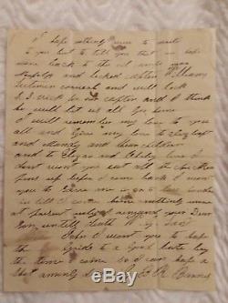 12th NC INFANTRY CONFEDERATE CIVIL WAR LETTER Sept. 17, 1861