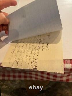 133 Civil War CSA General JG Martin Initialed US Army Memo & Notation 1856 Nice