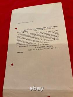 1364 CIVIL War New Orleans 1865 Armies Of Potomac & Tenn Muster Out Return Home