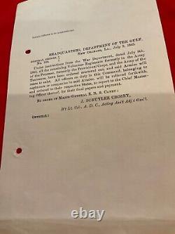 1364 CIVIL War New Orleans 1865 Armies Of Potomac & Tenn Muster Out Return Home