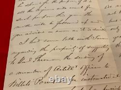 1367 CIVIL War Gen Horatio Wright 1879 Letter Willets Point To Ge Hs Abbot
