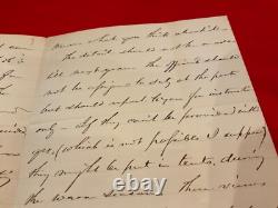 1367 CIVIL War Gen Horatio Wright 1879 Letter Willets Point To Ge Hs Abbot