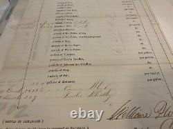 1402 CIVIL War Rations New Orleans La 29 Barrels Of Whiskey & Burbon 1864