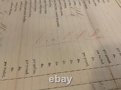 1402 CIVIL War Rations New Orleans La 29 Barrels Of Whiskey & Burbon 1864