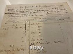 1405 Kansas Frontier Fort Leavenworth 1860 Us Army Supply Receipt To Ft Riley