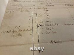1405 Kansas Frontier Fort Leavenworth 1860 Us Army Supply Receipt To Ft Riley