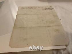 1405 Kansas Frontier Fort Leavenworth 1860 Us Army Supply Receipt To Ft Riley