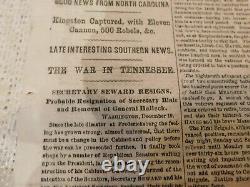 148 Lee's Report & Battle New Civil War Battle of Fredericksburg Casualty List