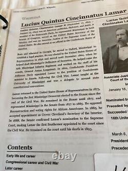 148 SLAVERY SPEECH CIVIL WAR MISSISSIPPI L C LAMAR 1860 IMPRINT 8 Pages sm bio