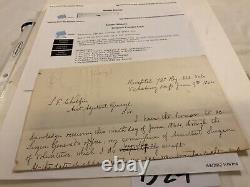 1524 Vicksburg Ms CIVIL War 1864 Army Surgeon Commission Letter Ben Durham Jr