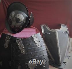 17th century English civil war pikeman's suit of armor