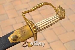 1810 American Artillery Officer's Eaglehead Sword Eagle Head Pre Civil War Sword