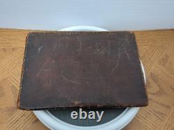 1830's Pre Civil War Leather Document Holder