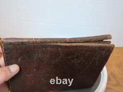 1830's Pre Civil War Leather Document Holder