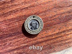 1860 Johnson/Douglas Presidential Ferrotype Badge LINCOLN'S 1ST ELECT! RARE