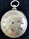 1860's Civil War Silver Key Wind Pocket Watch Serviced and Woring Great