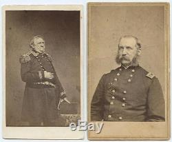 1860s CIVIL WAR CDV ALBUM IMPORTANT UNION GENERALS & COMMANDERS 18 IMAGES
