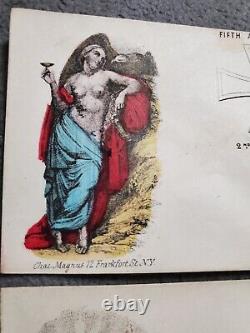1860s Civil War Charles Magnus Patriotic Covers Envelope Ladies Army Corps