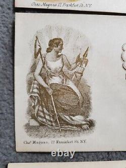 1860s Civil War Charles Magnus Patriotic Covers Envelope Ladies Army Corps