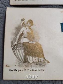 1860s Civil War Charles Magnus Patriotic Covers Envelope Ladies Army Corps