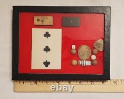 1861-1865 Civil War Era Soldier's Gaming Display Antique Mint Condition