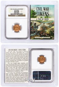 (1861-1865) United States Our Army Civil War Token NGC MS65 RD In Story Vault