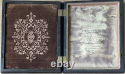 1861-65 Nice Civil War Union Soldier, 1/4 Plate Tin Type, Gotta-Percha Case