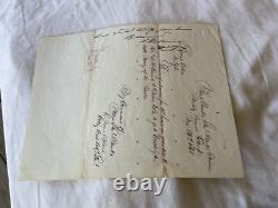 1861 Civil War General Seth Williams Muddy Branch Camp Md Furlough Gen Banks 445