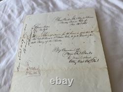 1861 Civil War General Seth Williams Muddy Branch Camp Md Furlough Gen Banks 445