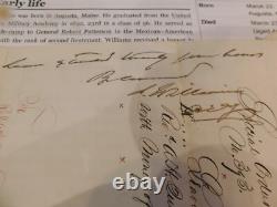 1861 Civil War General Seth Williams Muddy Branch Camp Md Furlough Gen Banks 445