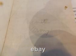 1861 Civil War General Seth Williams Muddy Branch Camp Md Furlough Gen Banks 445