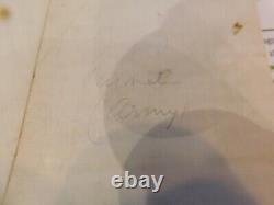 1861 Civil War General Seth Williams Muddy Branch Camp Md Furlough Gen Banks 445