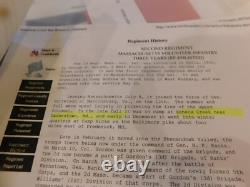 1861 Civil War General Seth Williams Muddy Branch Camp Md Furlough Gen Banks 445