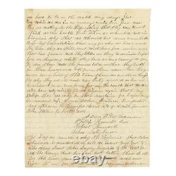 1861 Civil War Letter-Early Action on the Potomac River for Pennsylvania Soldier
