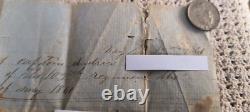 1861 Civil War Washington Co Abingdon Virginia 105th Militia Regiment Enlistment