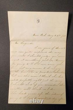 1862-65 Civil War Era 5 Letter Lot Aspinwall Panama RR & Sing Sing NY History