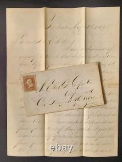 1862-65 Civil War Era 5 Letter Lot Aspinwall Panama RR & Sing Sing NY History