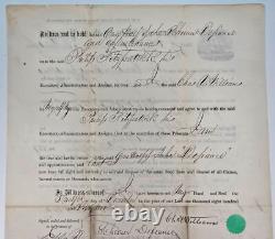 1862 Civil War Blockade Runner Schooner Defiance Original Sale Customs Document