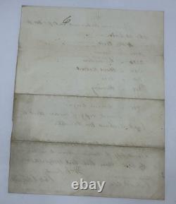 1862 Civil War Camp Douglas IL Provision List Prisoners of War Document